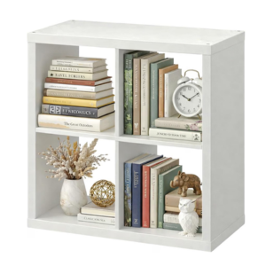 4-Cube Storage Organizer Shelf