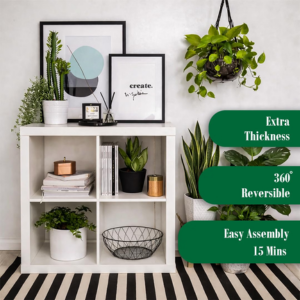 4-Cube Storage Organizer Shelf