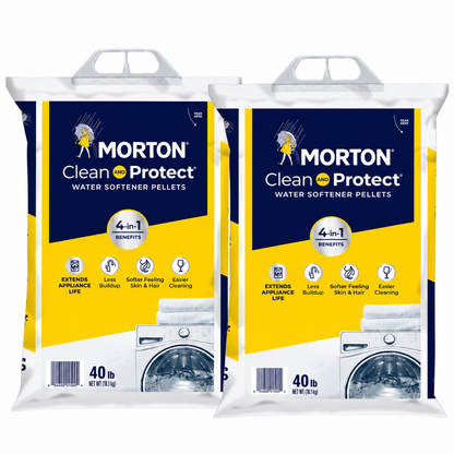 40 lbs. Water Softener Salt Pellets Clean and Protect