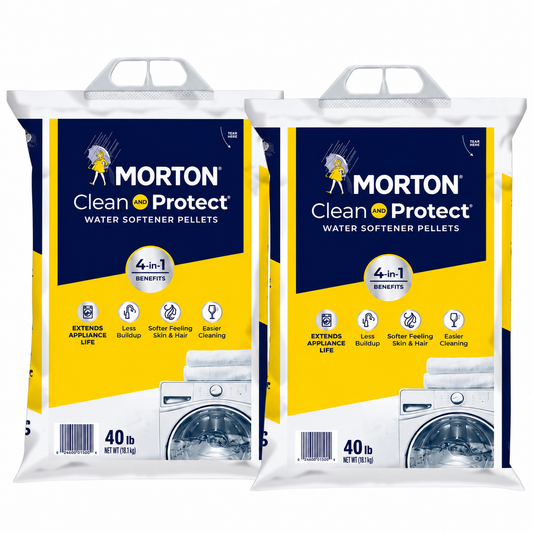 40 lbs. Water Softener Salt Pellets Clean and Protect
