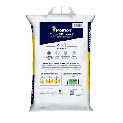 40 lbs. Water Softener Salt Pellets Clean and Protect