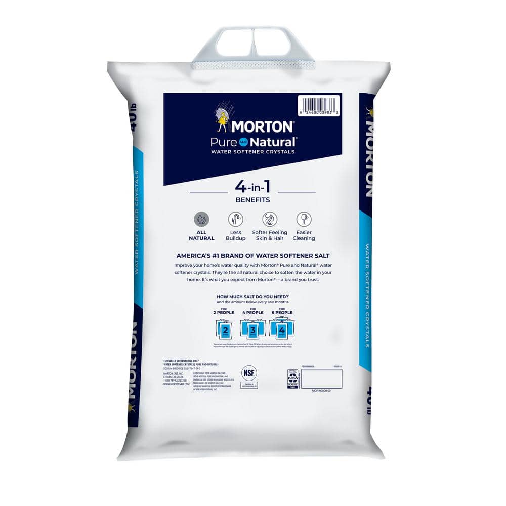 Pure and Natural 40 lbs. Solar Water Softener Salt Crystals